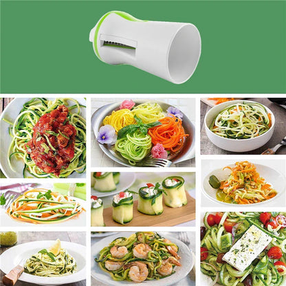 Heavy Duty Vegetable Spiralizer Slicer Portable Blades Spiral Slicer Cutter Zucchini Pasta Noodle Peeler Spaghetti Spiral Slicer