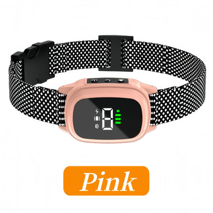 Pet Dog Anti Barking Device Waterproof Ultrasonic Stop Barking Vibration Anti Bark Collar Dogs Training Collar For all dogs