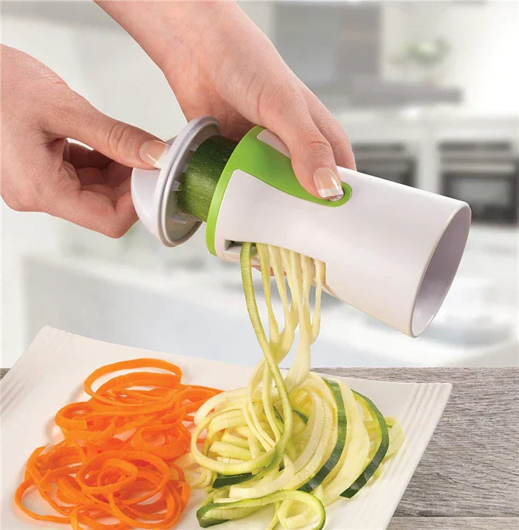 Heavy Duty Vegetable Spiralizer Slicer Portable Blades Spiral Slicer Cutter Zucchini Pasta Noodle Peeler Spaghetti Spiral Slicer