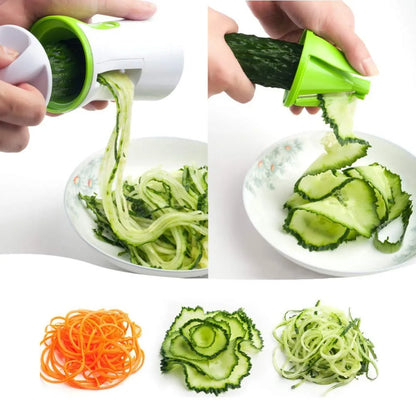 Heavy Duty Vegetable Spiralizer Slicer Portable Blades Spiral Slicer Cutter Zucchini Pasta Noodle Peeler Spaghetti Spiral Slicer