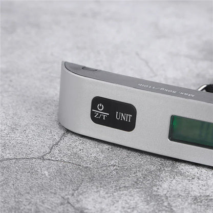 Portable Scale Digital LCD Display 110lb/50kg Electronic Luggage Hanging Suitcase Travel Weighs Baggage Bag Weight Balance Tools